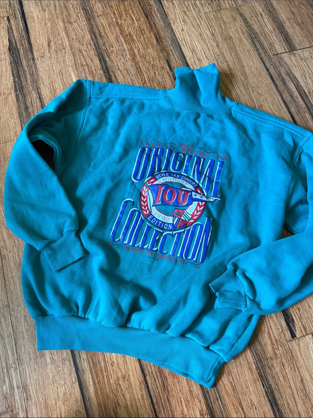 Vintage IOU Turtleneck Sweatshirt